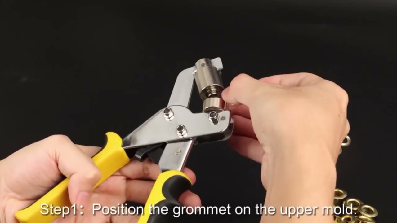 Using Grommet Pliers Step by Step Guide #tools #shorts #pliers