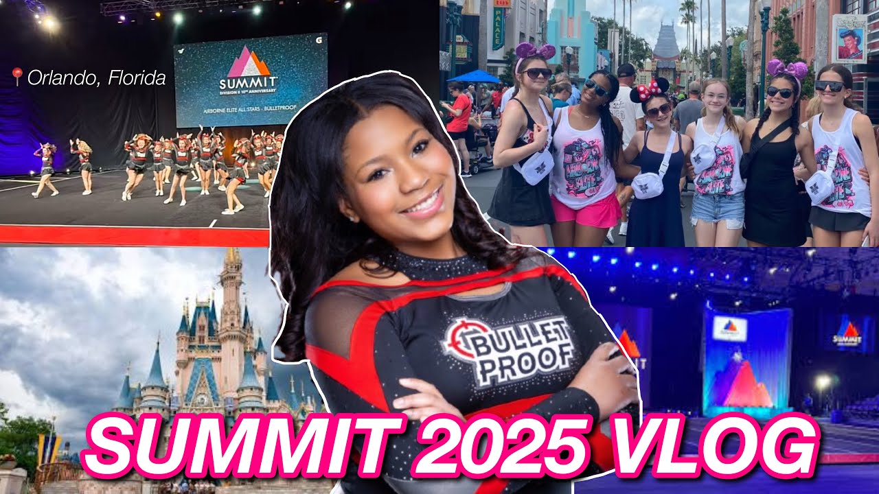 SUMMIT 2025 CHEER COMPETITION VLOG IN DISNEY | Aleyna
