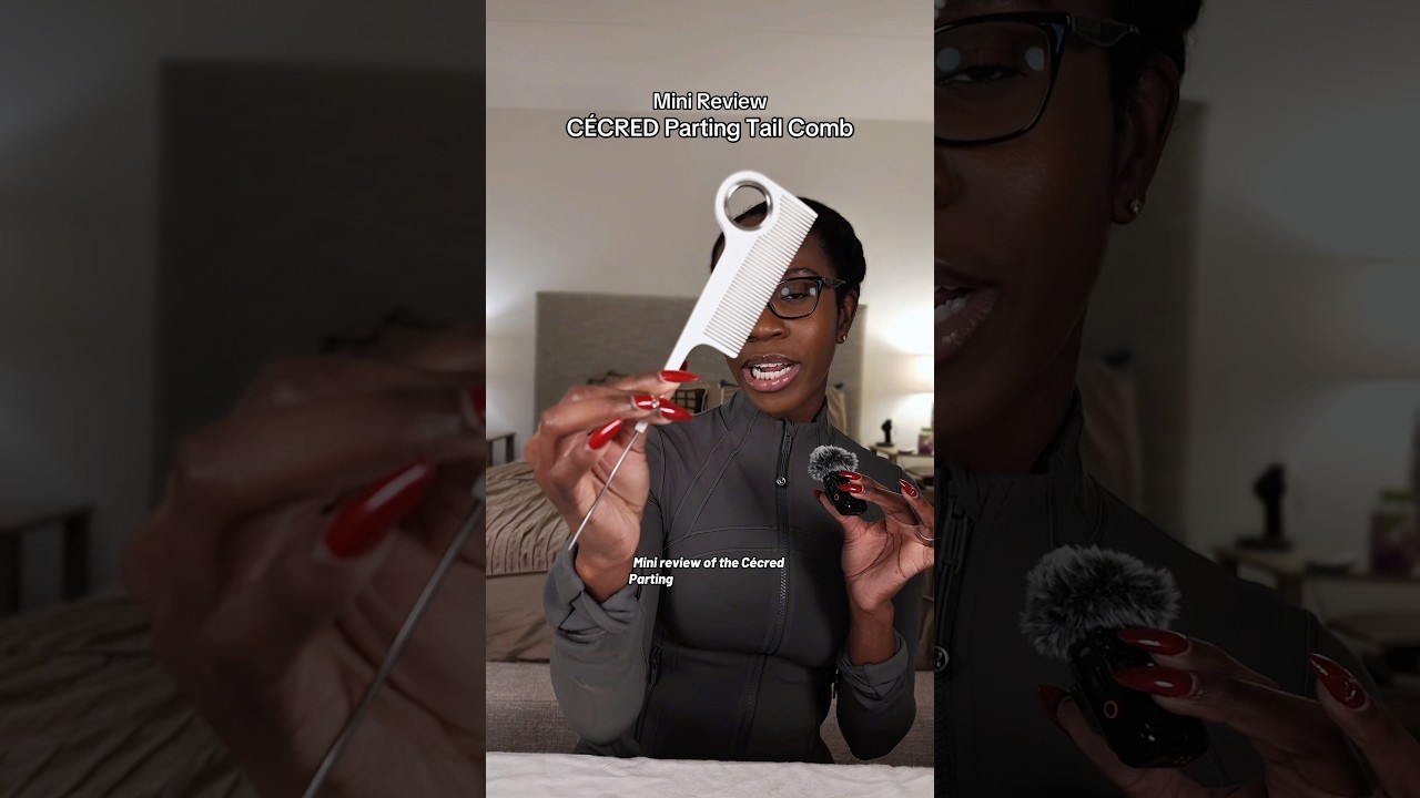 Краткий обзор расчески CÈCRED Parting Tail Comb.