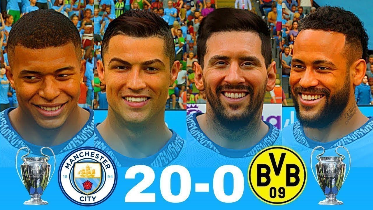 FIFA 26 - Manchester City - Neymar Mbappe Messi Ronaldo - 4k Video Ultra Hd 60fps