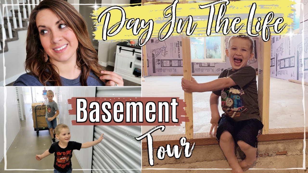 📸 DAY IN THE LIFE OF A FAMILY OF 5 :: WEEKEND VLOG & UNFINISHED BASEMENT TOUR 🏠 :: This Crazy Life
