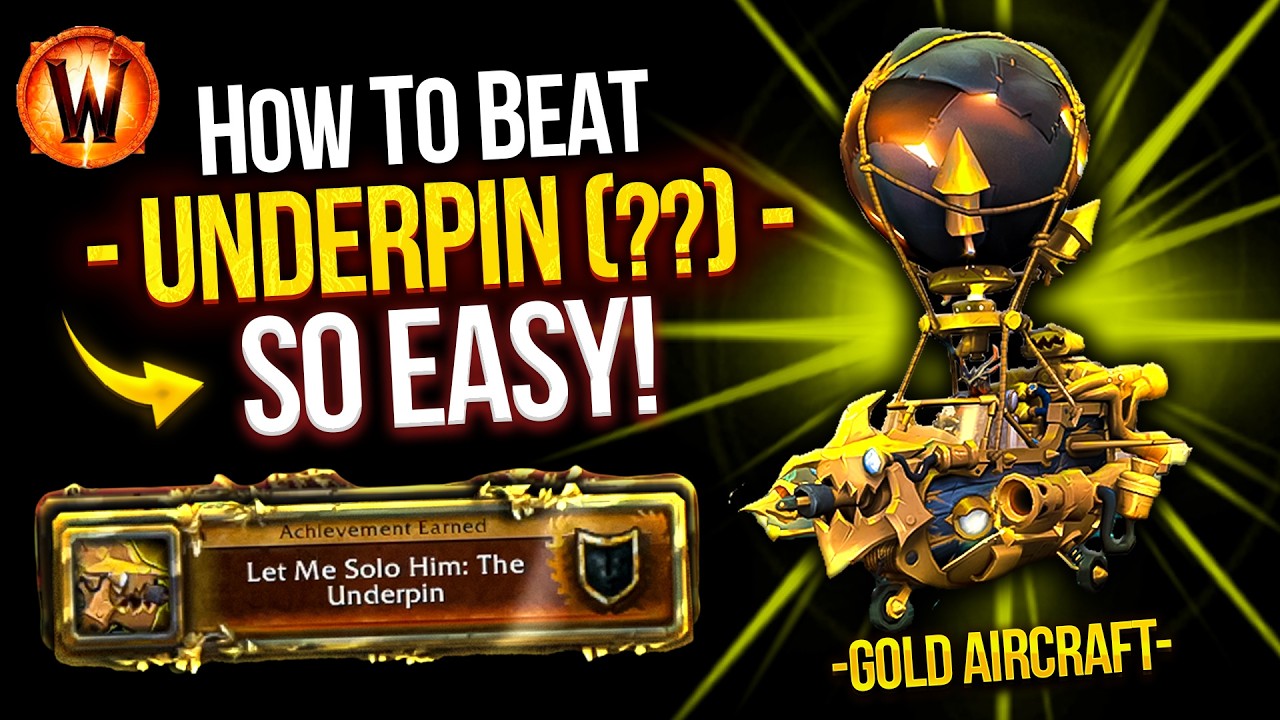 How To BEAT Underpin ?? Before It's Too LATE! Hardmode Let me Solo Him Guide Mount | WoW TWW