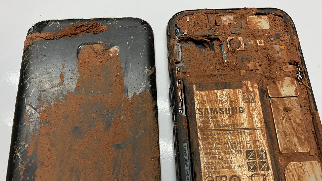 Restoration destroyed abandoned phone | Restore Samsung Galaxy A720F | Rebuild Broken Phone