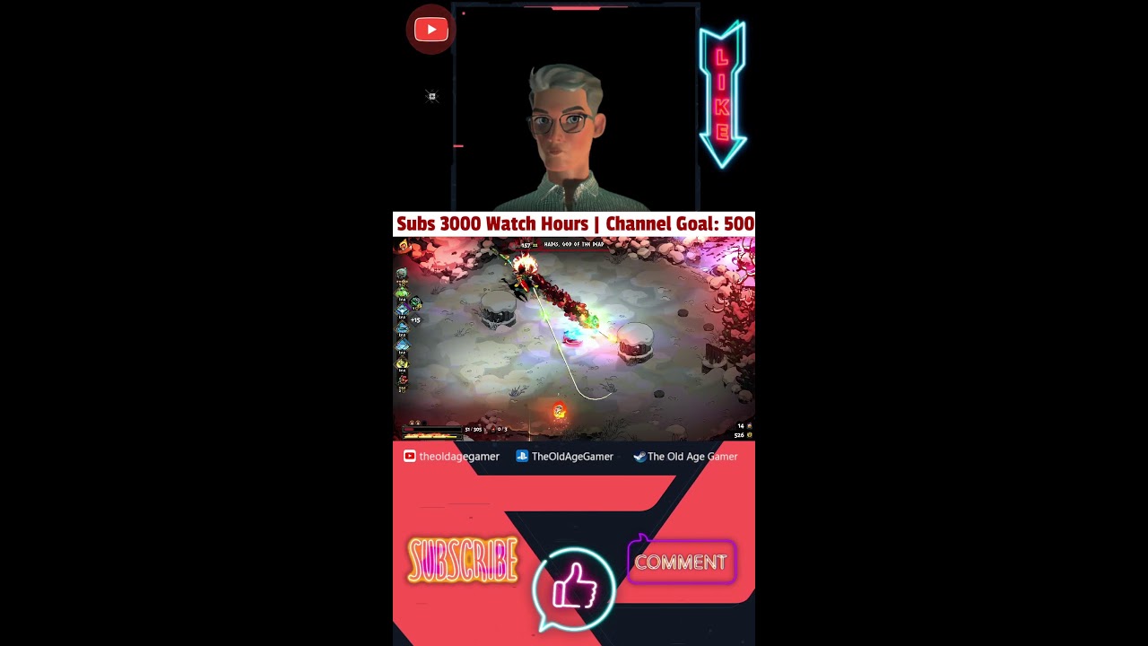 V Come and watch The Old Age Gamer beat Hades LIVE 11.02.2026 Morning Session