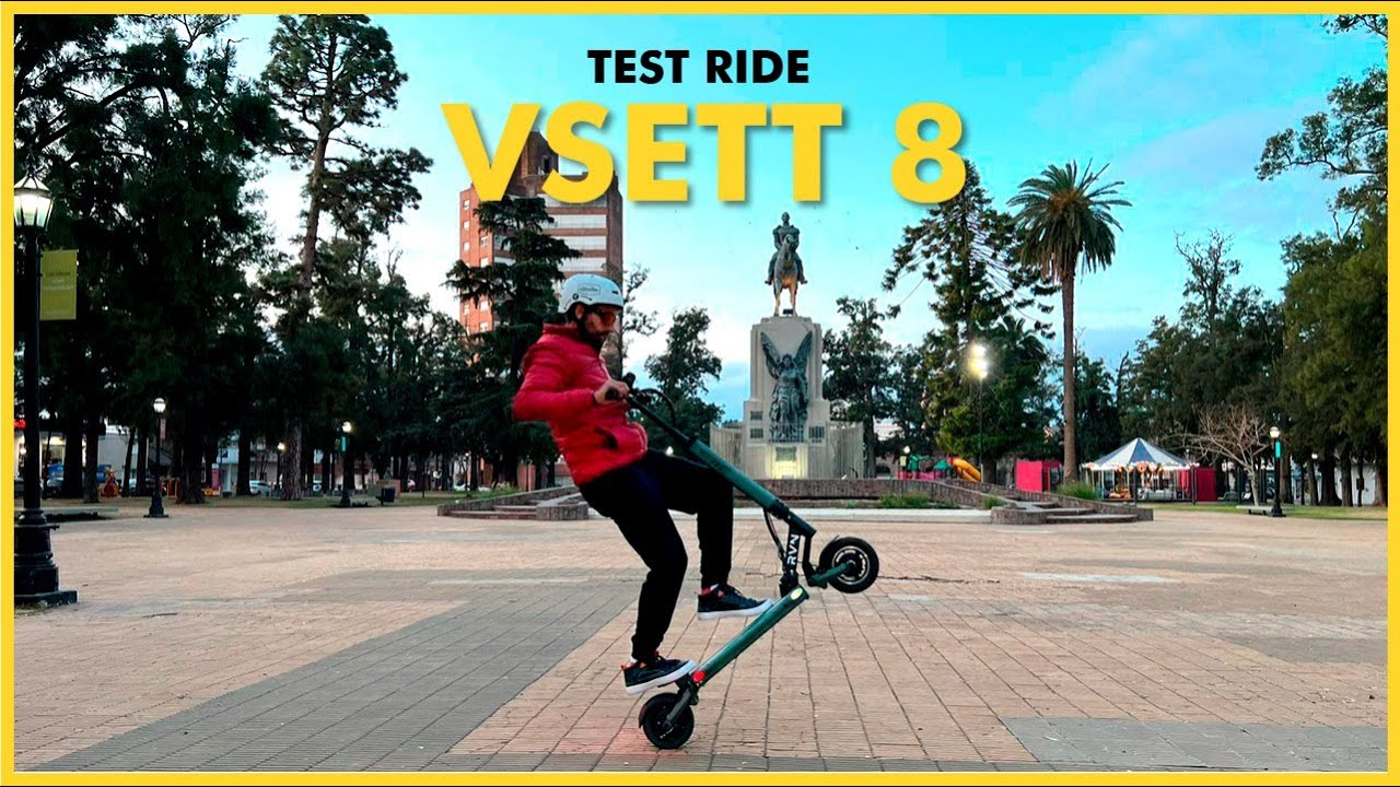Vsett 8 Test Ride ⚡| ¿El mejor patinete portable? 🔥🛴
