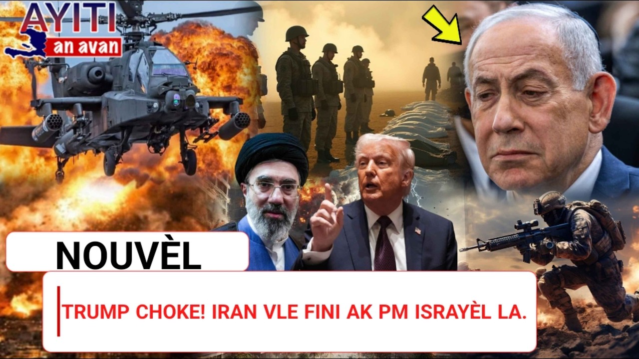Rezitans Iranyen yo fè Trump Tranble! Gadyen Revolisyonè Iran vle tiye PM Benjamin Netanyahu.