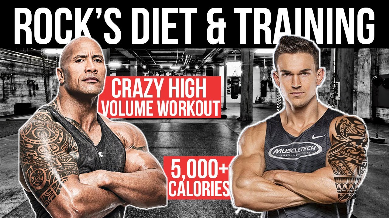 I TRIED THE ROCK'S DIET & TRAINING FOR A DAY