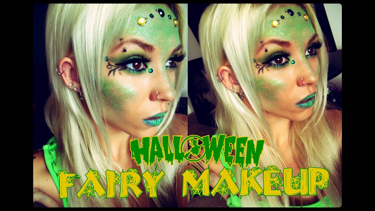 Majestic Green Fairy | Halloween Makeup.