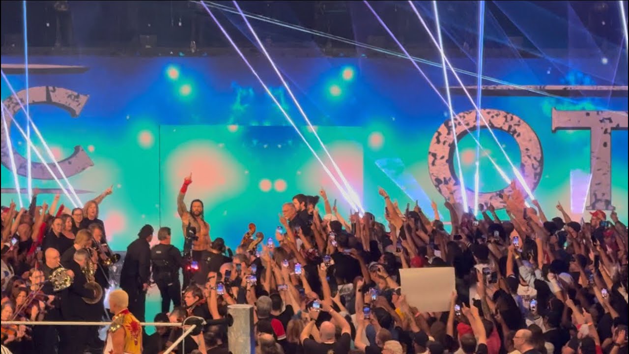 WWE BAD BLOOD: Roman Reigns live entrance