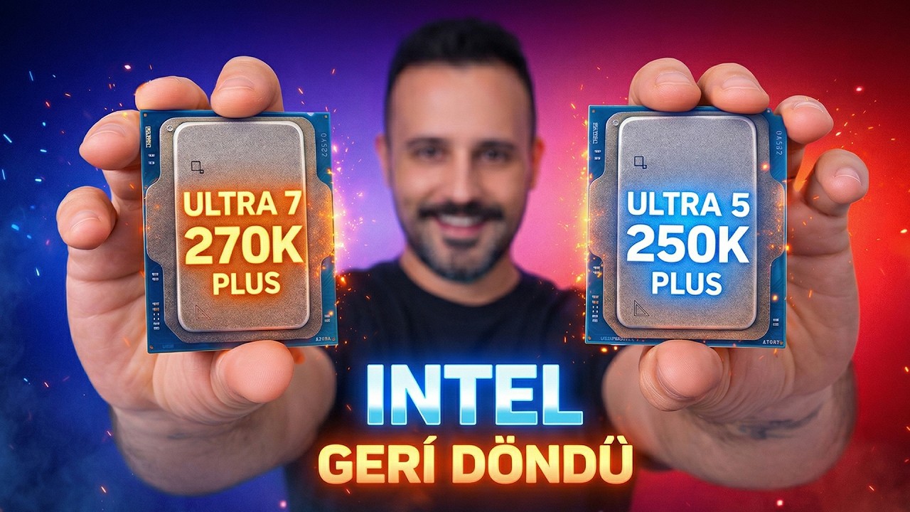 ŞİMDİ AMD D&Uuml;Ş&Uuml;NS&Uuml;N! Core Ultra 7 270K & Ultra 5 250K Plus İnceleme