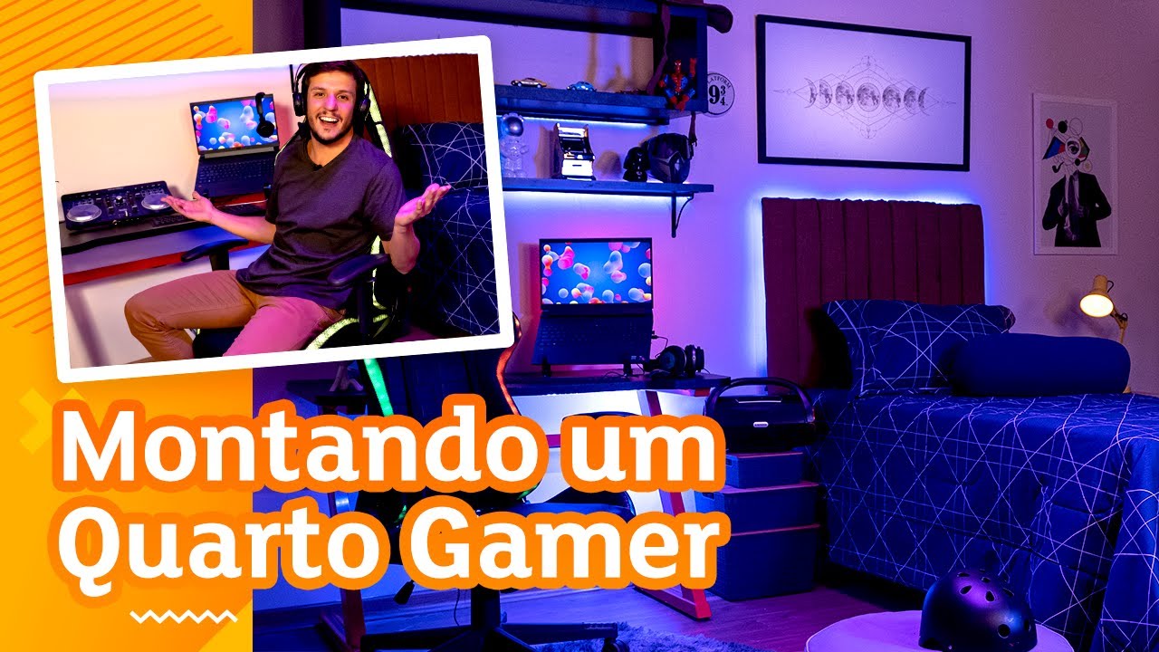 Como montar um quarto gamer | Dicas de decora&ccedil;&atilde;o e perif&eacute;ricos