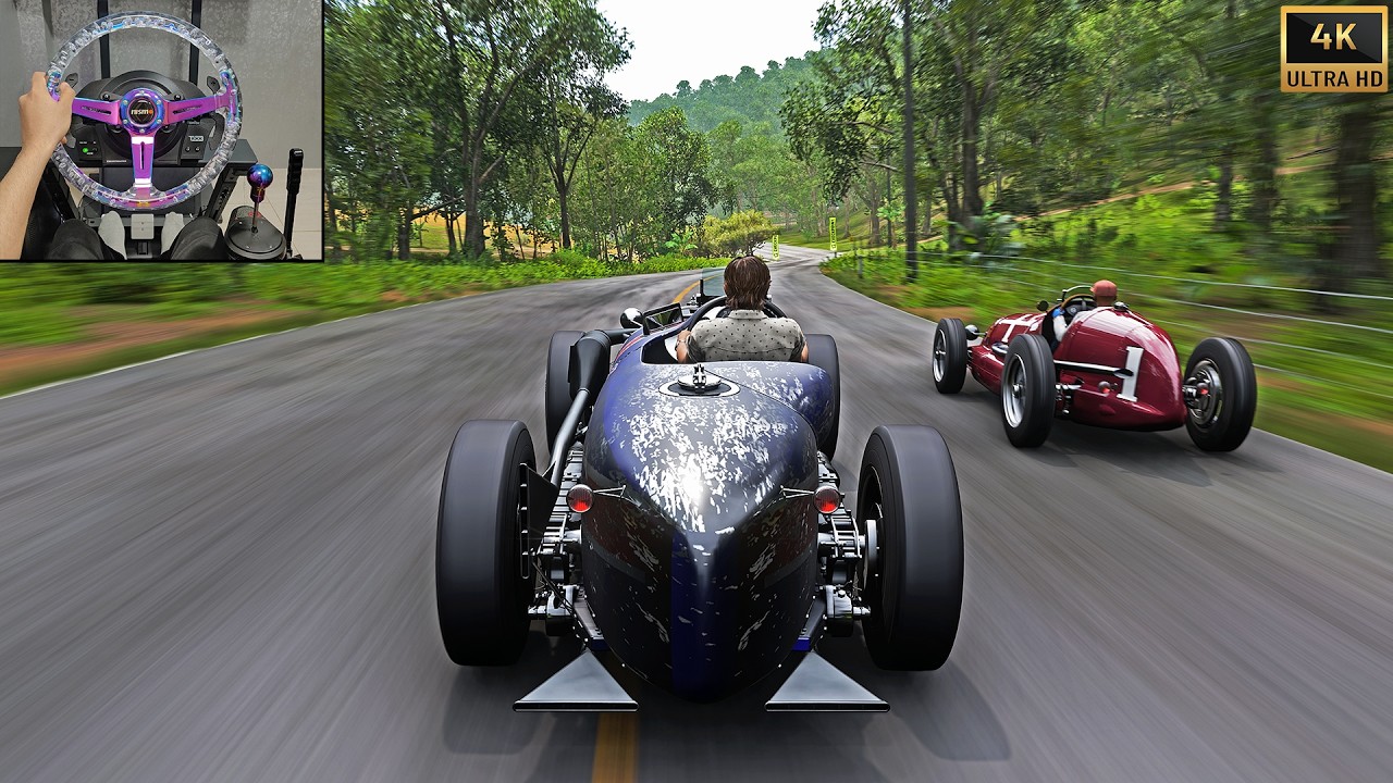 750HP Napier Railton VS Vintage Racers! | Forza Horizon 5 Steering Wheel Gameplay