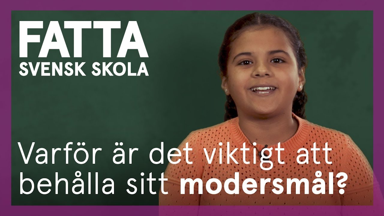 Varför är det viktigt att behålla sitt modersmål?