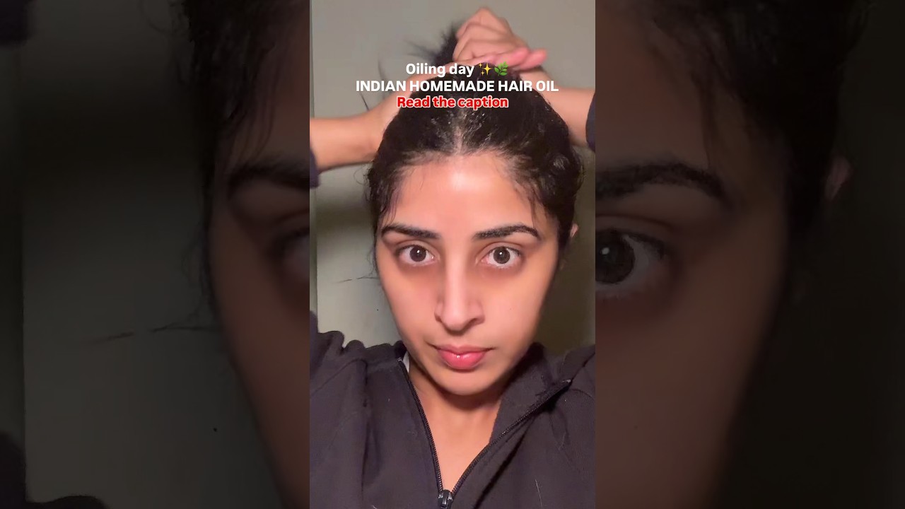 HOW TO MAKE INDIAN HOMEMADE HAIR OIL FOR HAIR GROWTH ✨ #hair #shorts #youtubeshorts #hairgrowth