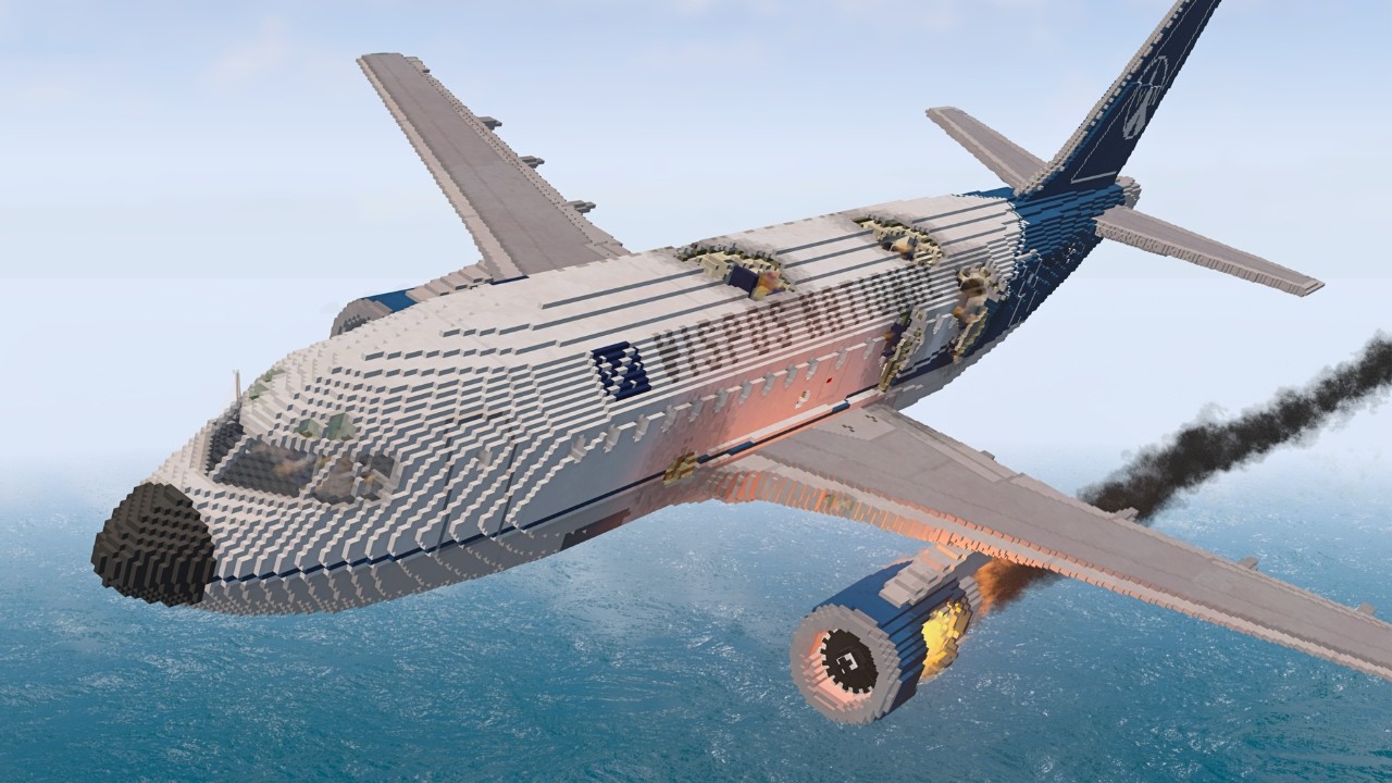 Realistic Airplane Crashes and Shootdowns #4 | Teardown