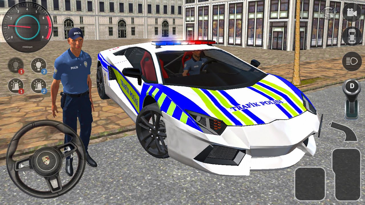 Lamborghini Türk Polis Arabası Sürüş Oyunu - Polis Oyunu 2025 #161 - Android GamePlay