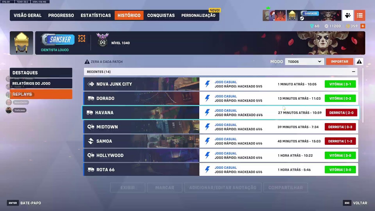 Transmissão ao vivo de Sansker