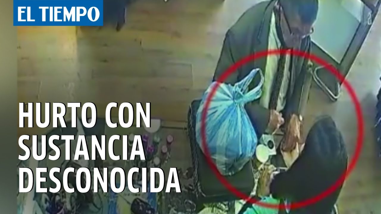 Hurto con sustancia desconocida en local comercial