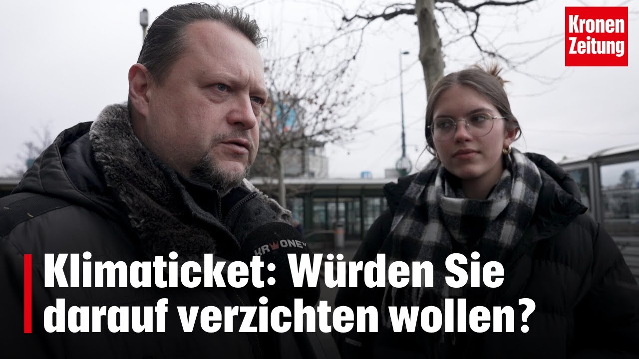 Klimaticket: Würden Sie darauf verzichten wollen? | krone.tv NEWS