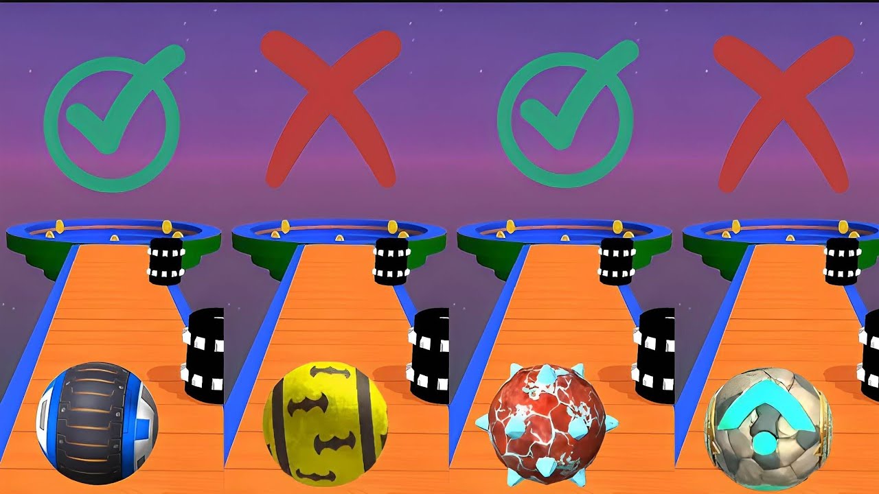 🏀 Going Balls VS Temple Rolling Balls VS Action Ball Games New Race 4