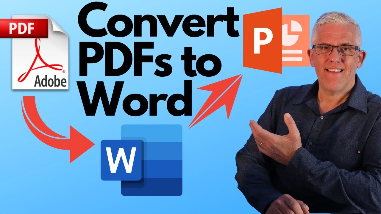 How to convert a PDF to Word and PowerPoint easy and free