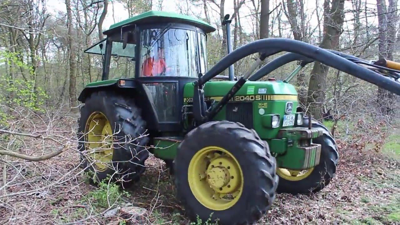 ,,Deerepower'' - Waldarbeiten mit John Deere 2040 S