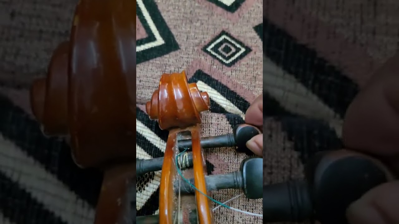 How to replace a Violin string by yourself?Remove the broken string from the Violin or Viola #shorts