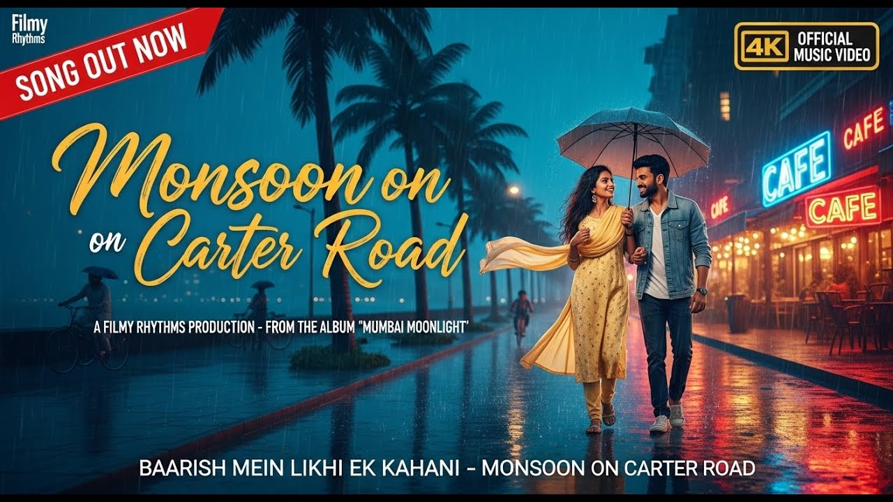 Monsoon on Carter Road | Mumbai Moonlight (Hindi Indie • Lo-Fi Rain • Romantic Duet) 🌧️🌙