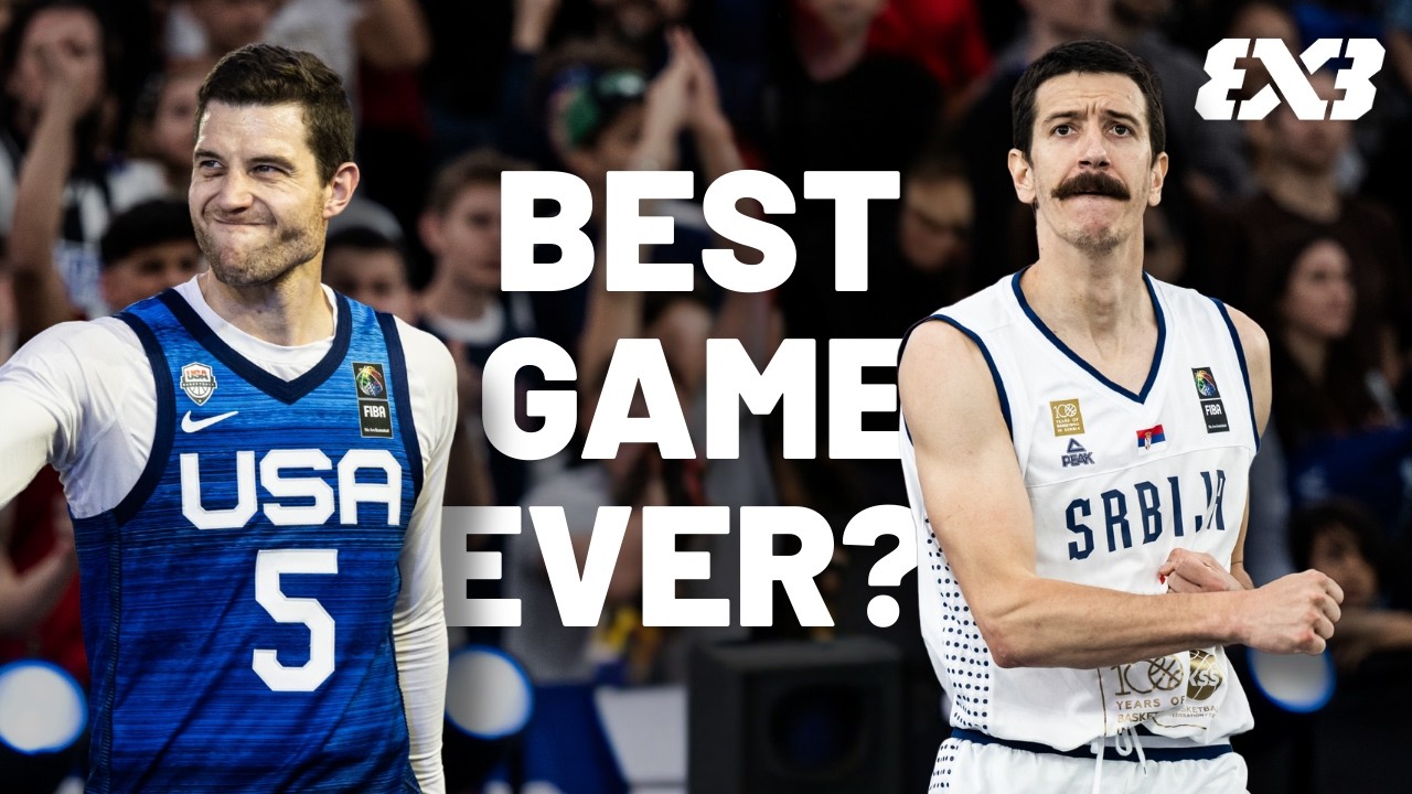 BEST GAME in 3x3 Basketball HISTORY? 🇷🇸 Serbia 🆚 USA 🇺🇸  | 3x3 World Cup 2023 Final