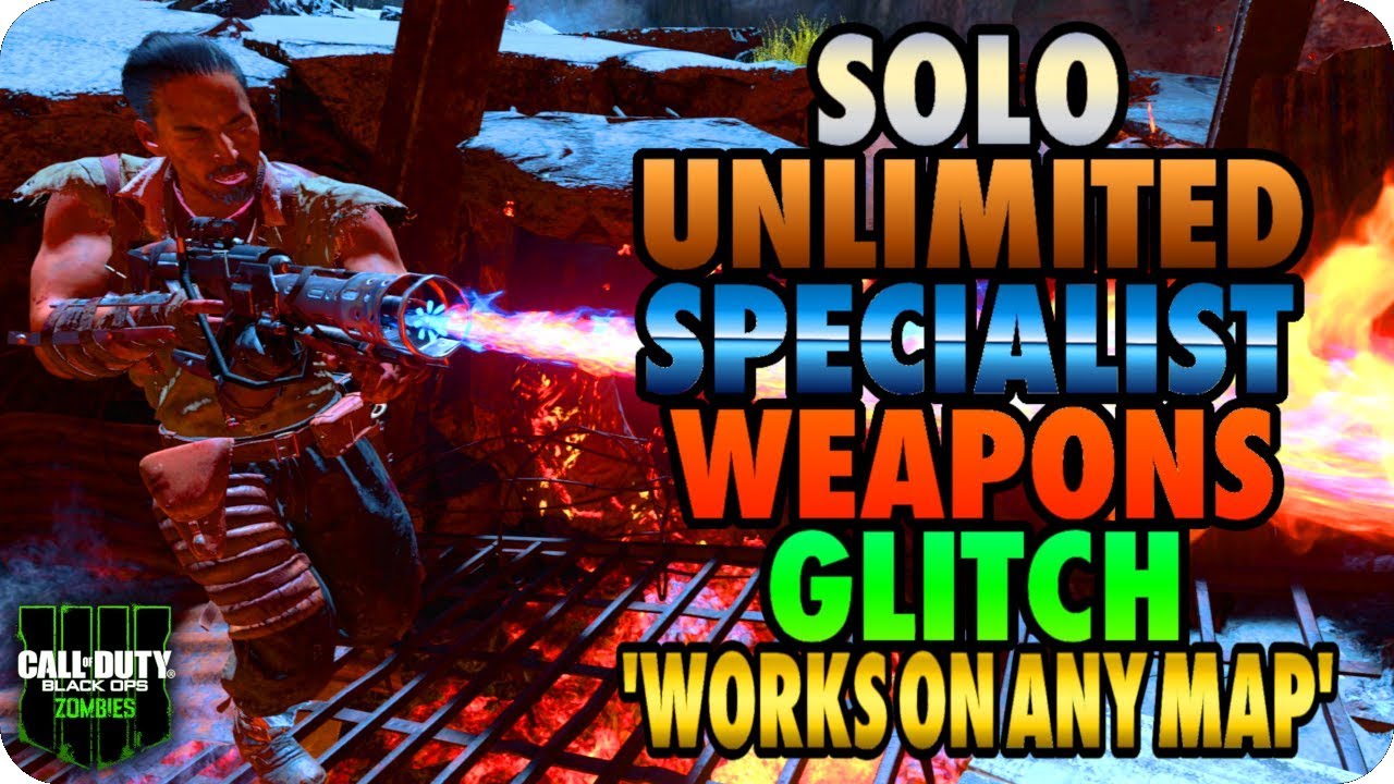 BO4 Zombie Glitches: Solo Unlimited Specialist Weapons Glitch 