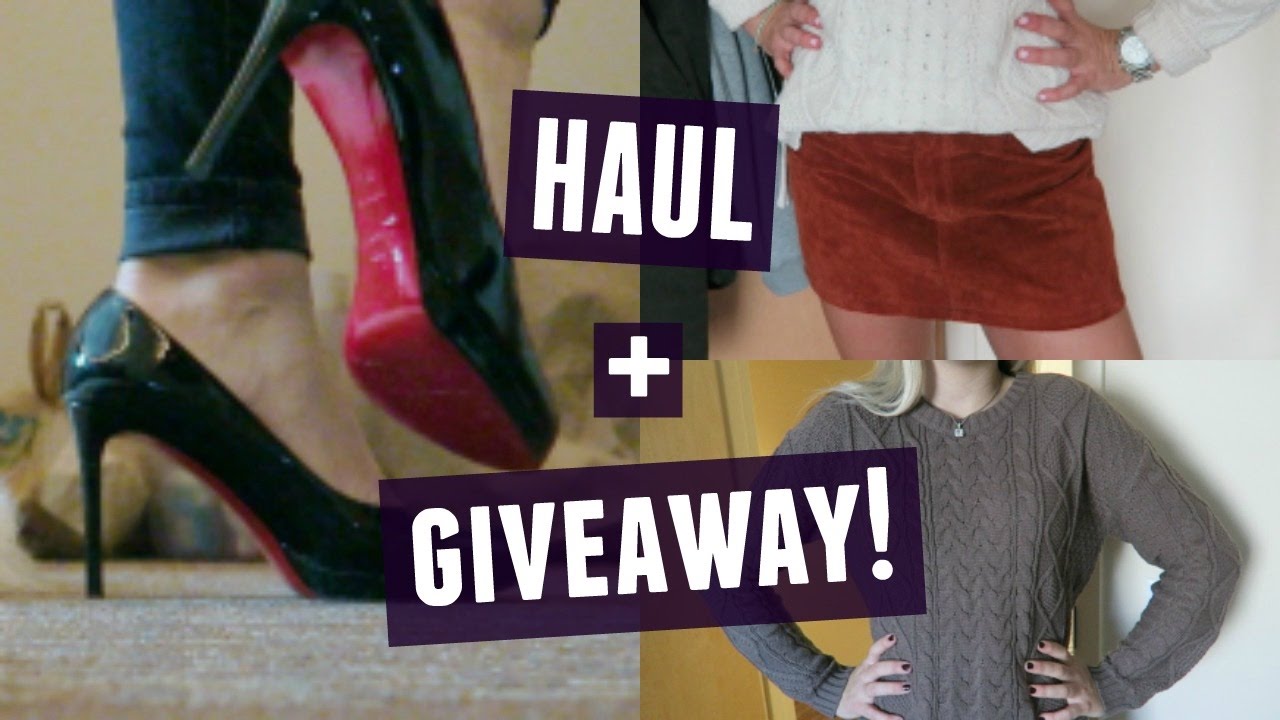 HAUL- Ray Ban (giveaway!!) Louboutin, Urban, + more!