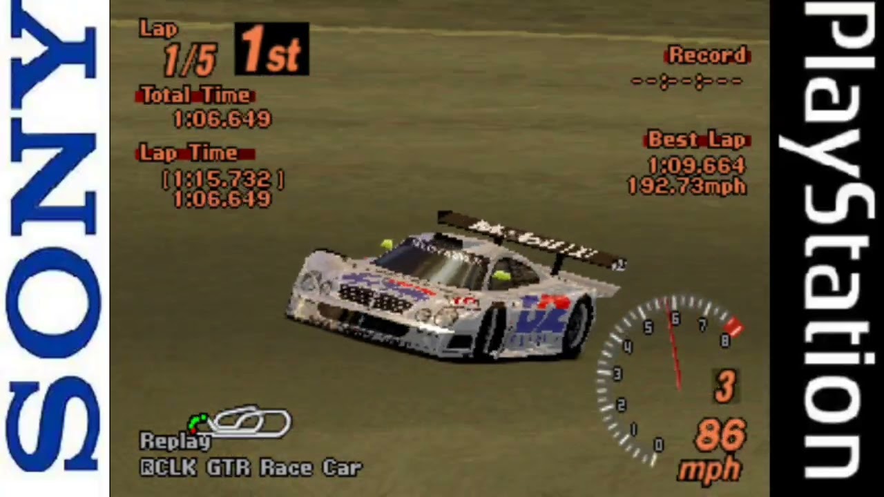 Gran Turismo 2 - Mercedes-Benz CLK GTR (CLK-LM)