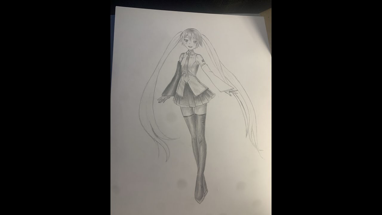 Art Drawing Sketch Live Stream - Hatsune Miku