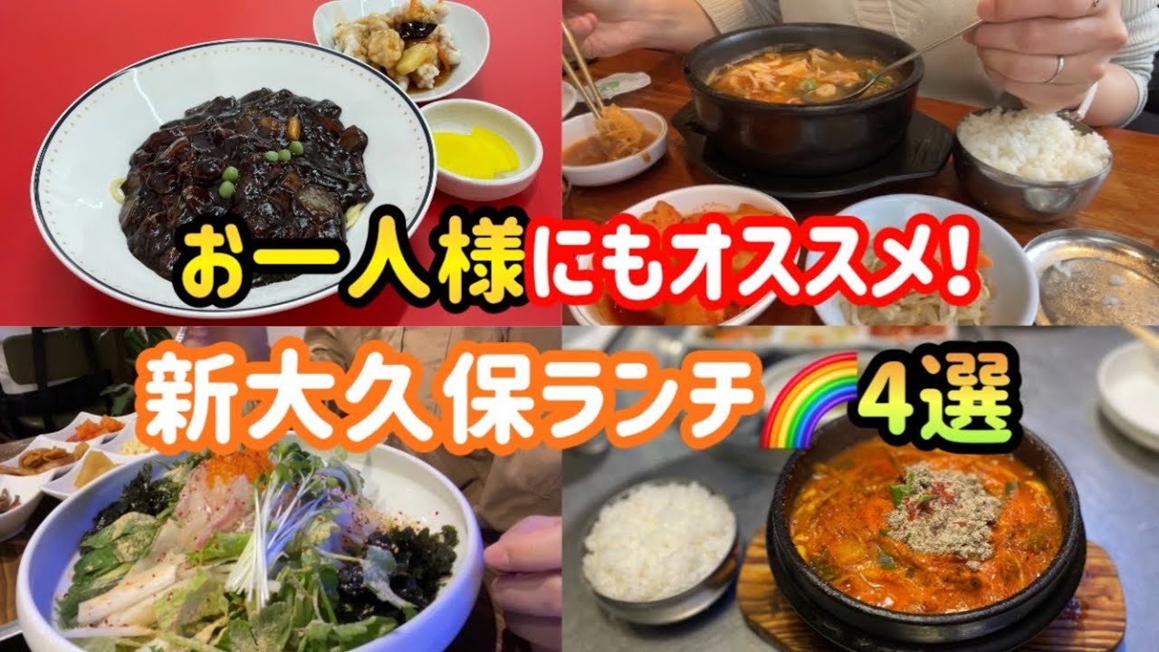 【新大久保グルメ】孤独グルin新大久保‼️１人で入りやすいお店を厳選しました。