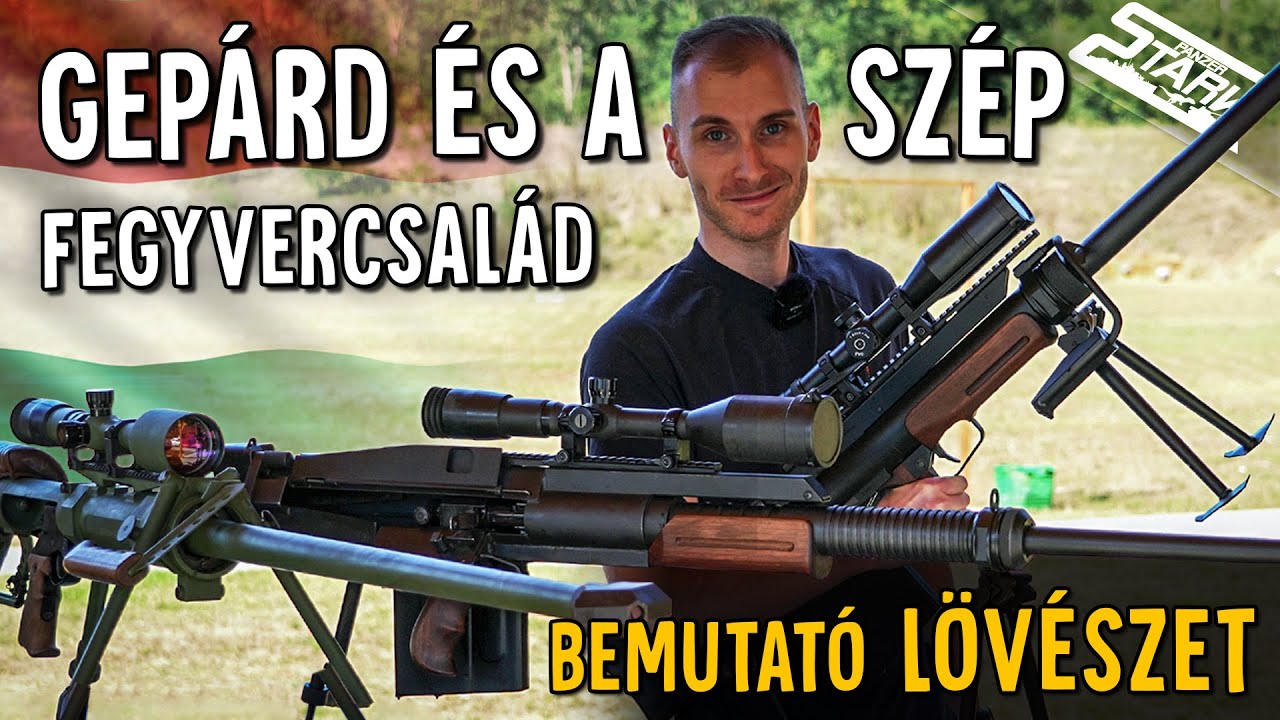Magyar Gepárd és SZÉP Típusú Fegyvercsalád - Bemutató Lövészet és Ismertető Pt.8
