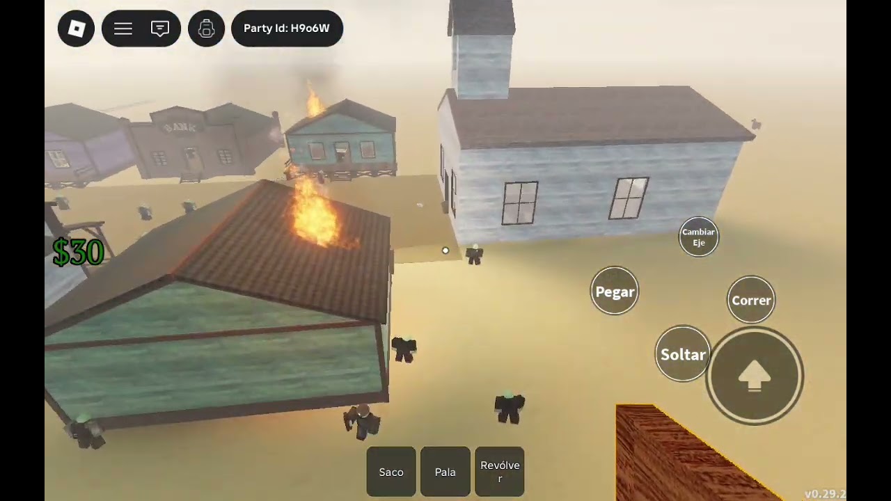 Asiendo un truco para volar en dead rails