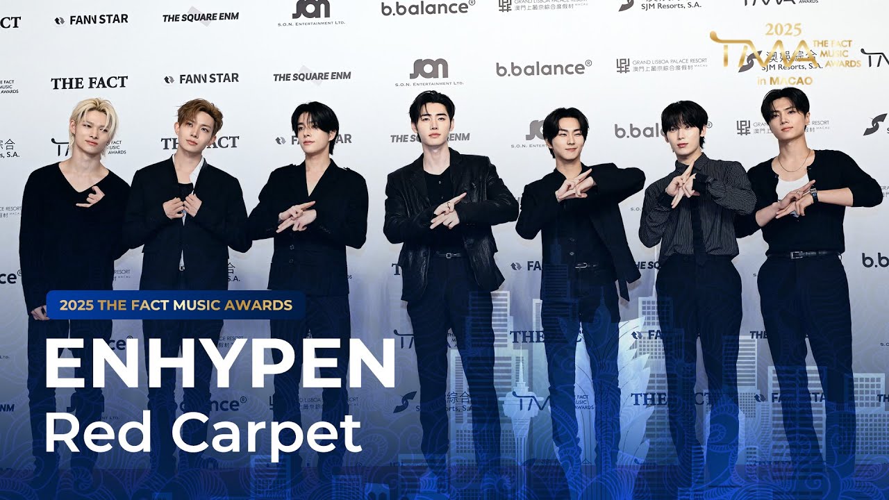 [2025 더팩트 뮤직 어워즈] ENHYPEN (엔하이픈) Red Carpet (레드카펫) @TMA