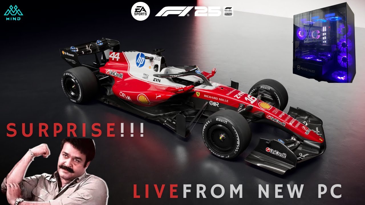 Surprise Surprise!! F1 25 Malayalam Live from new PC