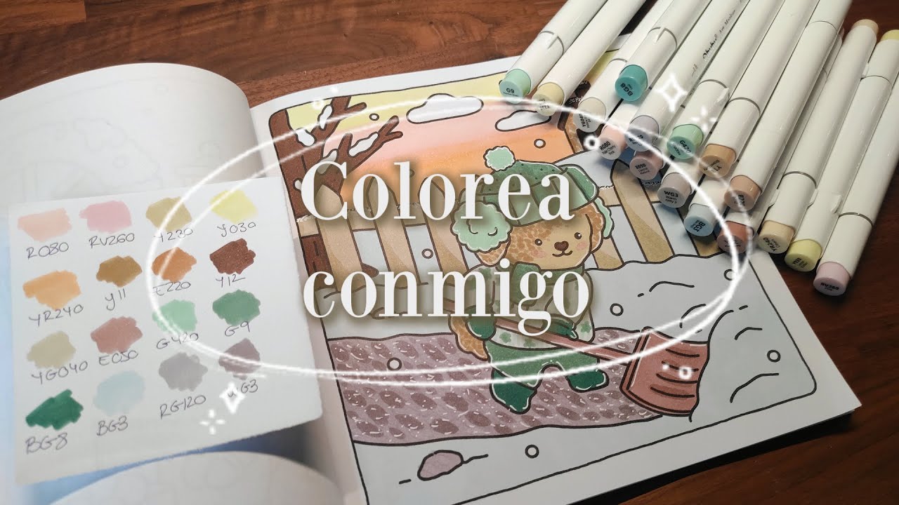 Osito en la Nieve ❄️ | Color with me (LOFI) 🌱 