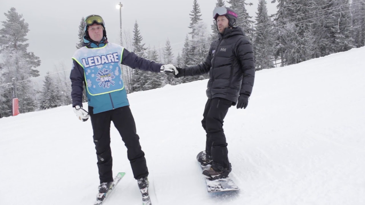 Snowboard del 5 - Åka och svänga med snowboard