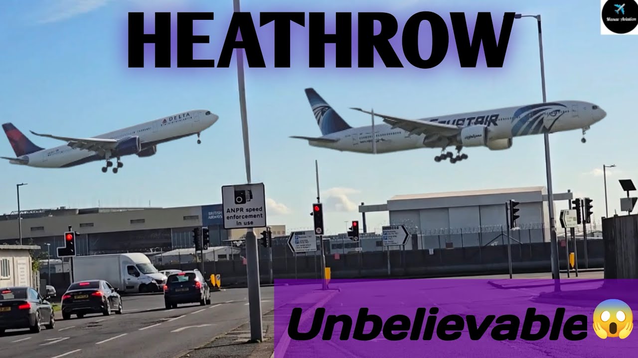 Heathrow's busiest moment! 😱🛬🛬... Heathrow Airport London 🇬🇧✈️❤️... #aviation #youtube #viralvideo