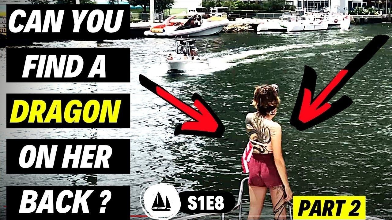Boating Miami River in Bikini Cruising Trawler Lifestyle - Trawler Life in Paradise Dawn Hunters