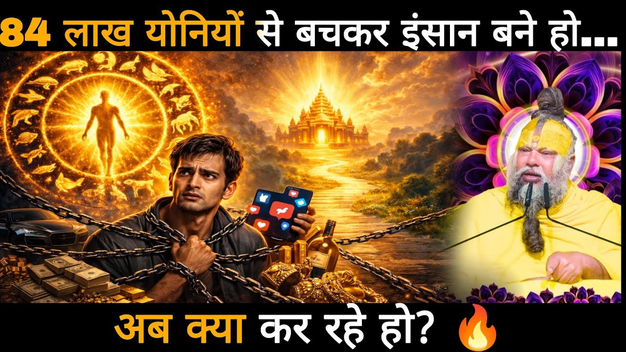 84 लाख योनियों से बचकर इंसान बने हो… अब क्या कर रहे हो? 