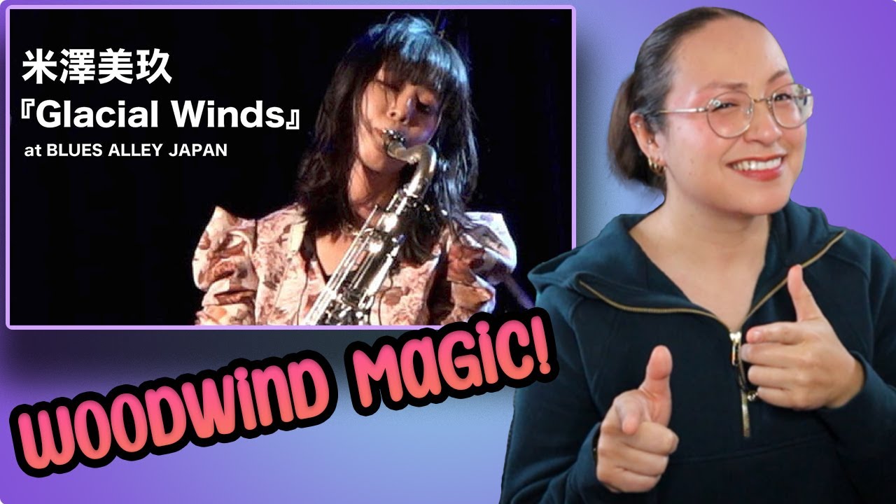 Flutist reacts to SAXY jazz music🎷|Miku Yonezawa, Glacial Winds