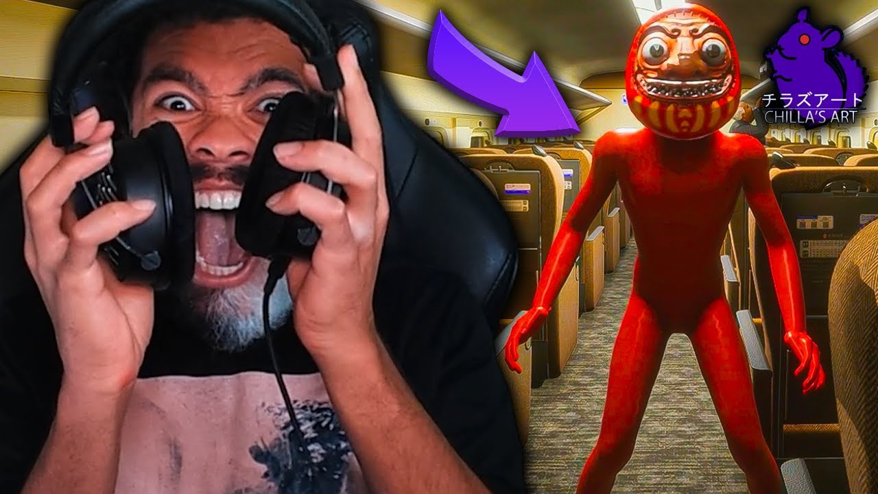 Dom Plays the *NEW* Chilla's Art Game and is Stuck on Train With TERRIFYING Passengers (must see 😲)