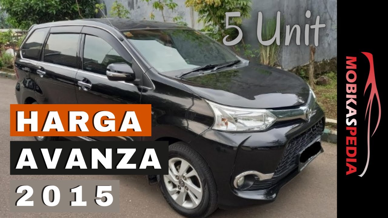 Daftar harga avanza 2015 type g manual dan matic