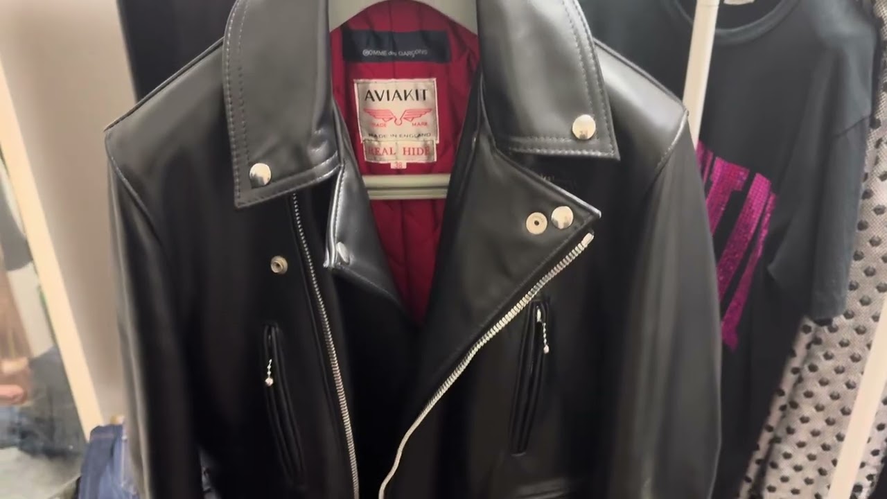 COMME des GARCONS コムデギャルソン　Lewis leathers ルイスレザー　青山　ライトニング　ロングライダースジャケット