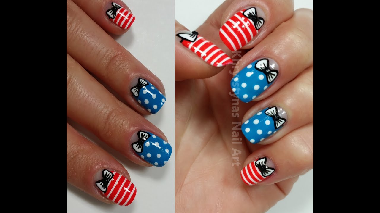 4th Of July Nails | Cute Nail Art Tutorial