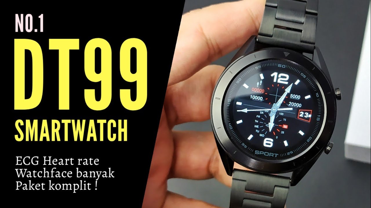 Minimalist and Simple Smartwatch - DT NO 1 DT99 - Unboxing full review (with Subtitle)
