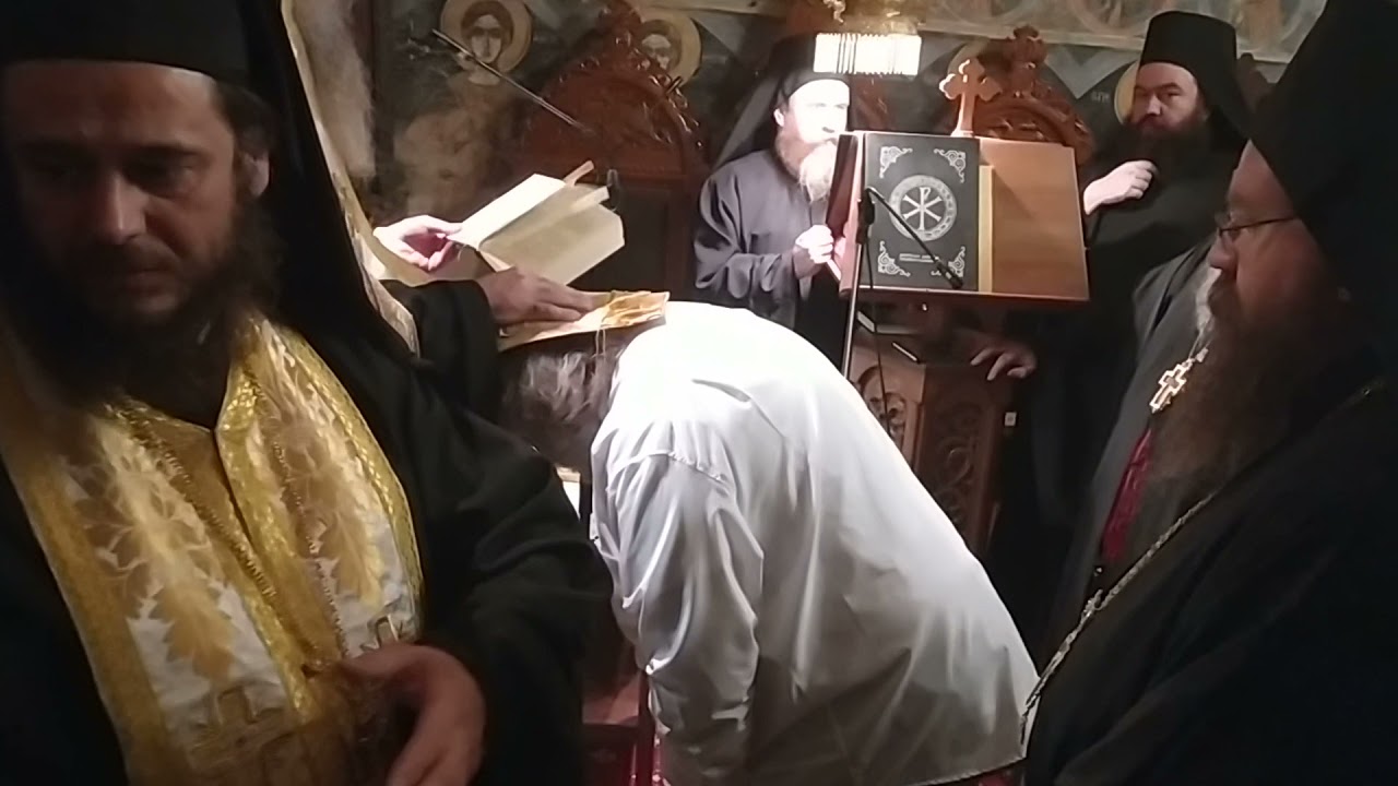 Κουρά μεγαλοσχημίας Πατρός Εφραίμ (Μονή Αγ.Δημητρήου Βαλέτσικο Τσαριτσάνης Ελασσόνας)21/11/2021